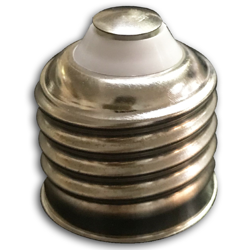 Metal Screw E40 E27 E14 Chrome Plated Nickel Solder Free Lamp Base Cap Bulb Holder